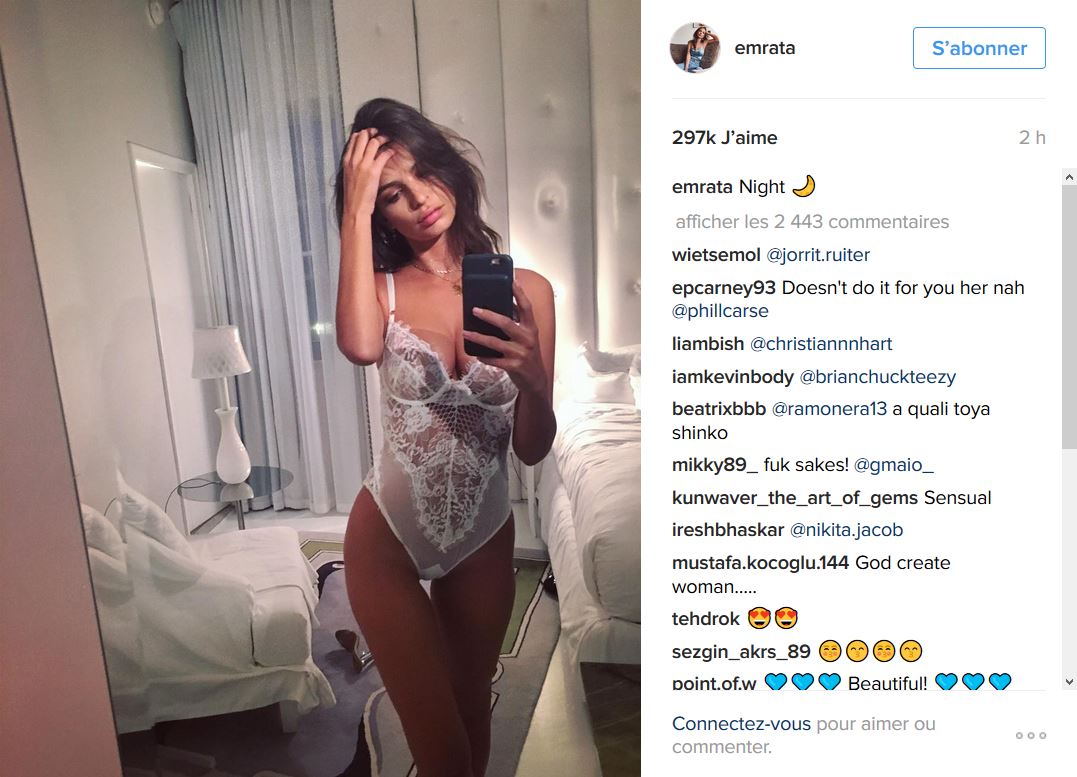 Emily Ratajkowski sexy en body transparent, Instagram s’enflamme !  