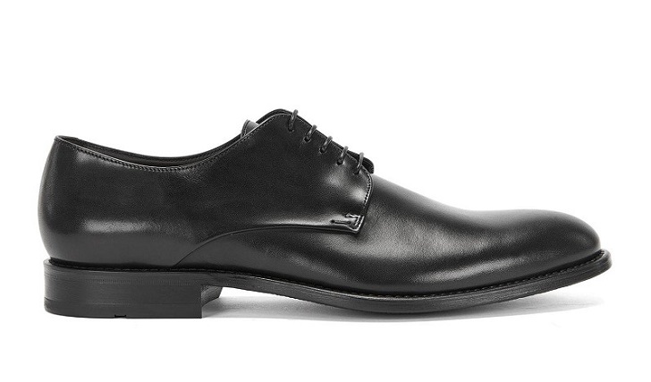 Chaussures à lacets en cuir Stockholm_Derb_ptst Hugo Boss