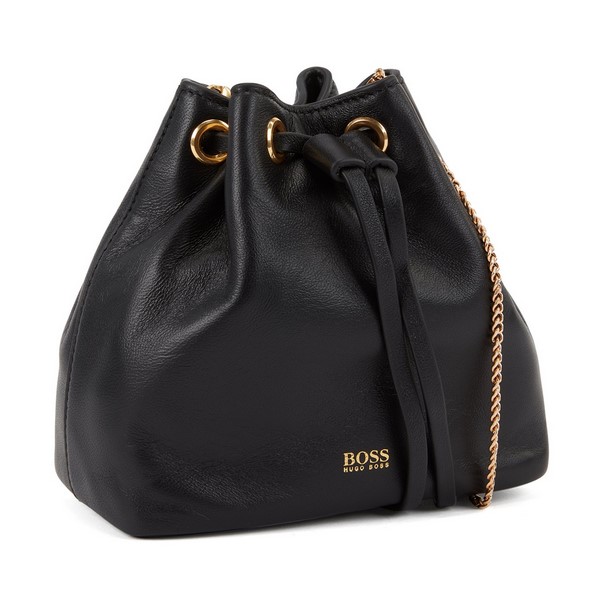 Hugo Boss Kristin Mini Draws Mini sac à cordon de serrage en cuir italien