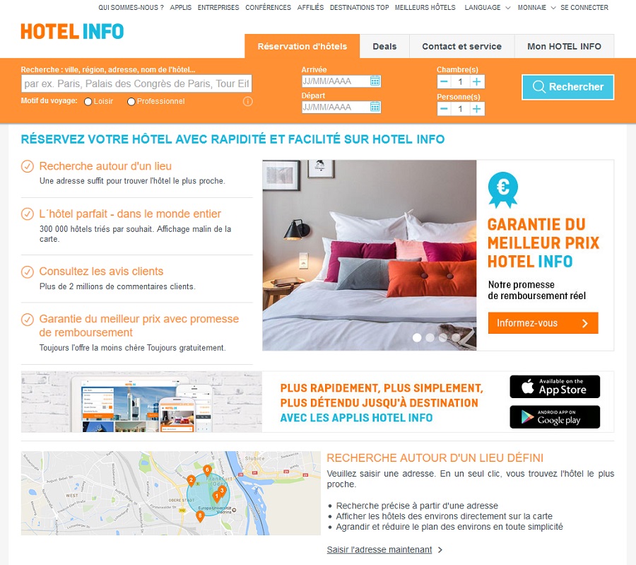 Hotel.info Reservation Chambre d'hotel pas Cher