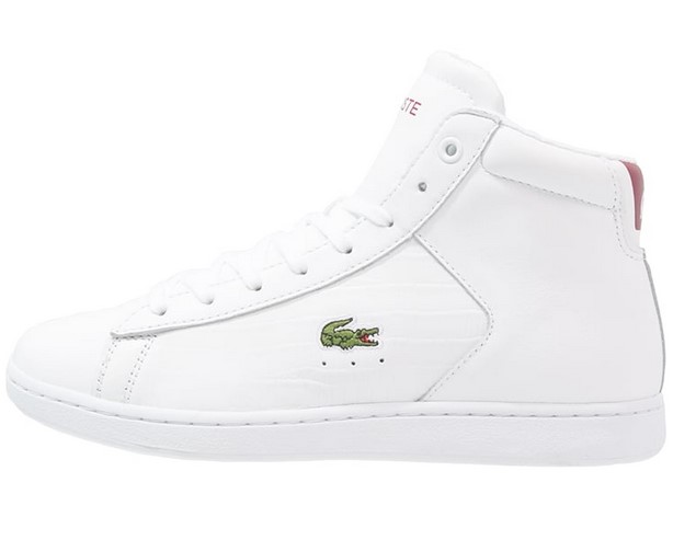 Lacoste CARNABY EVO Baskets montantes weiß/rot 