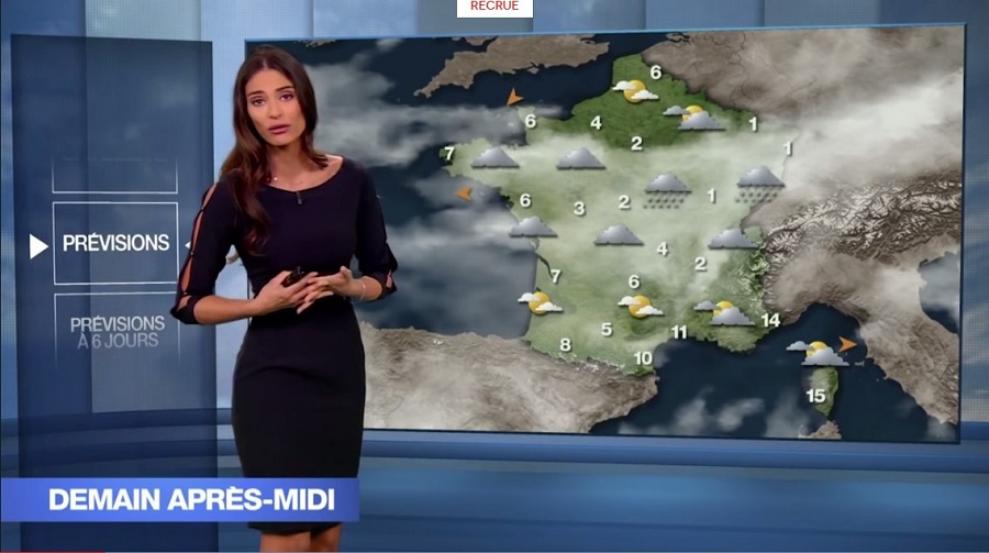 VIDEO Décou­vrez la nouvelle miss météo de TF1 et ex de Stro­mae, Tatiana Silva