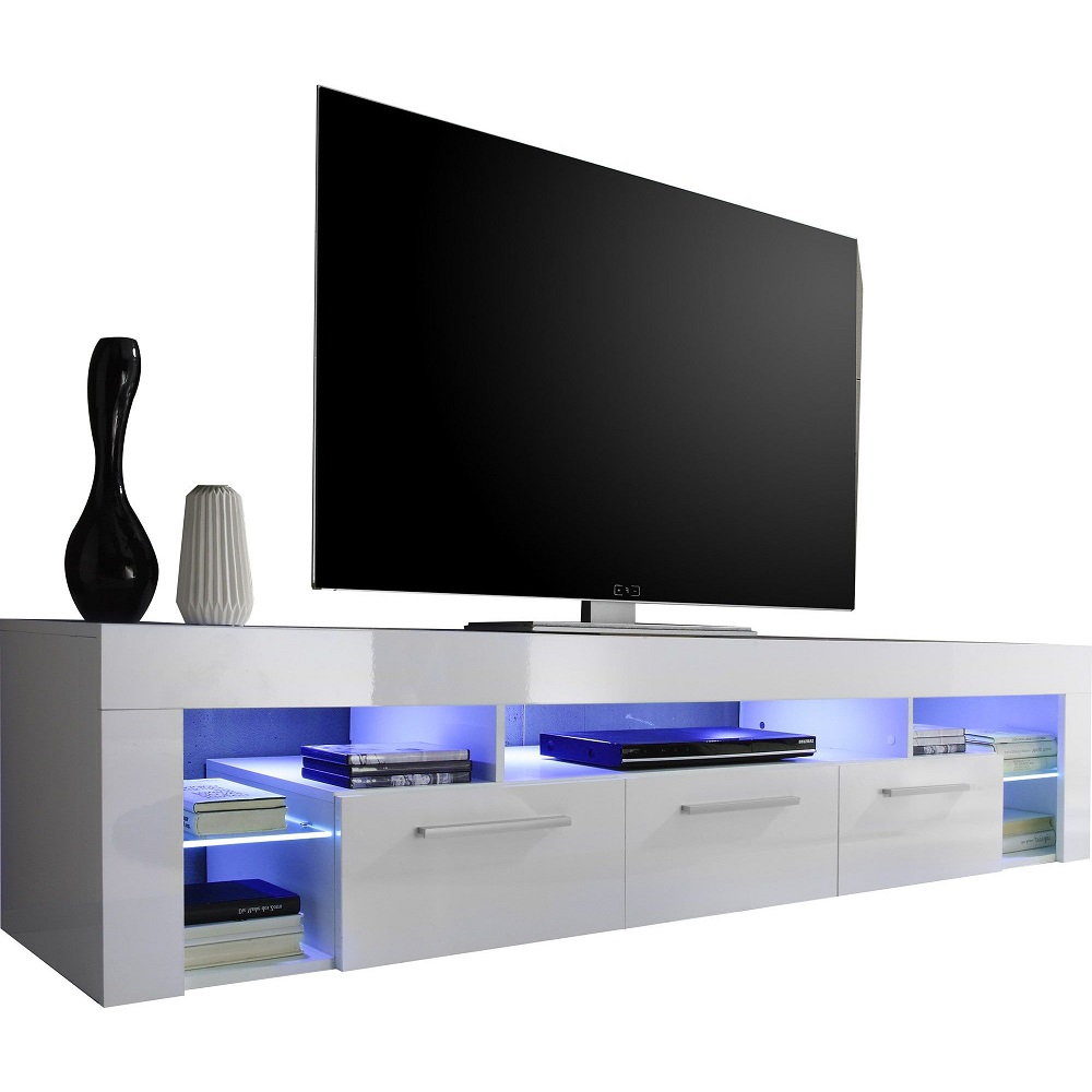 Meuble TV design C-Lauzier avec éclairage LED