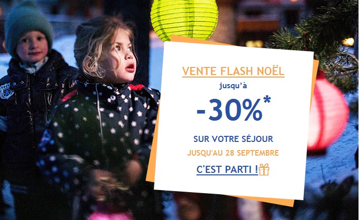 Vente Flash Noel Pierre et Vacances 