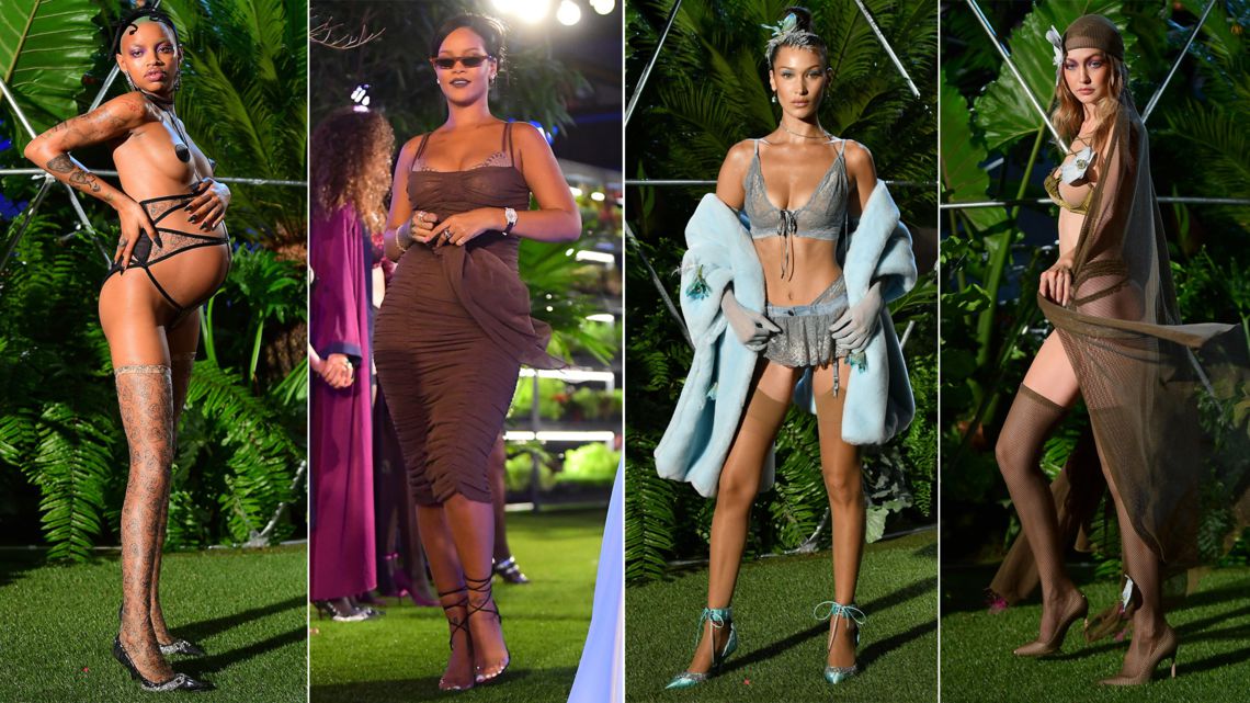 PHOTOS Le défilé lingerie de Rihanna : du sexy pour toutes les morphologies