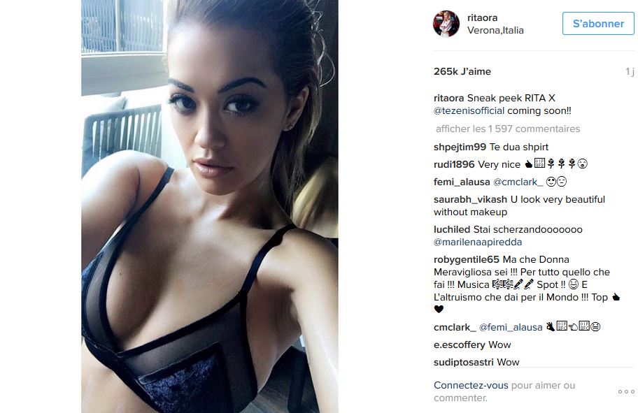 Rita Ora, plus sexy que jamais sur Instagram