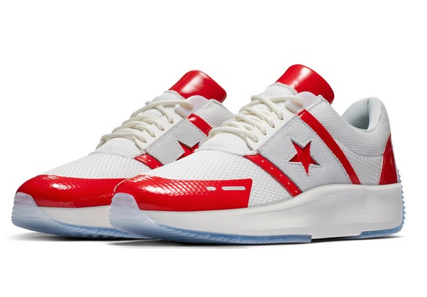 Converse Run Star Low Top vintage white/red