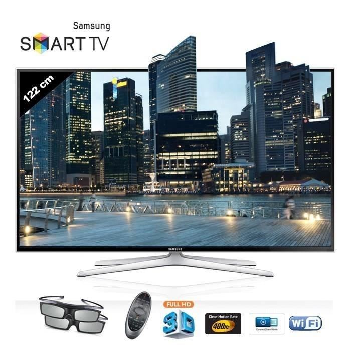 SAMSUNG UE48H6400 Smart TV 3D 122 cm Prix 678,99 Euros Tv Cdiscount