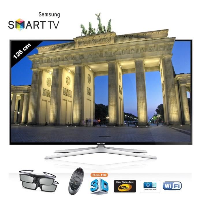 SAMSUNG UE50H6400 Smart TV 3D 127 cm Prix 779,99 Euros Tv Cdiscount