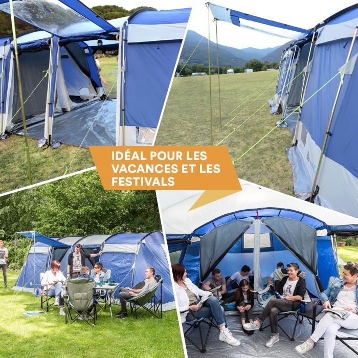 SKANDIKA Tente de camping familiale MONTANA 8 personnes