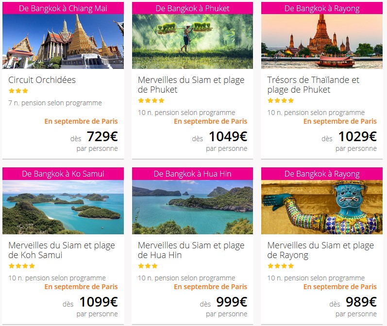 Votre Voyage en Thailande pas cher avec Lastminute.com à partir de 729.00 €