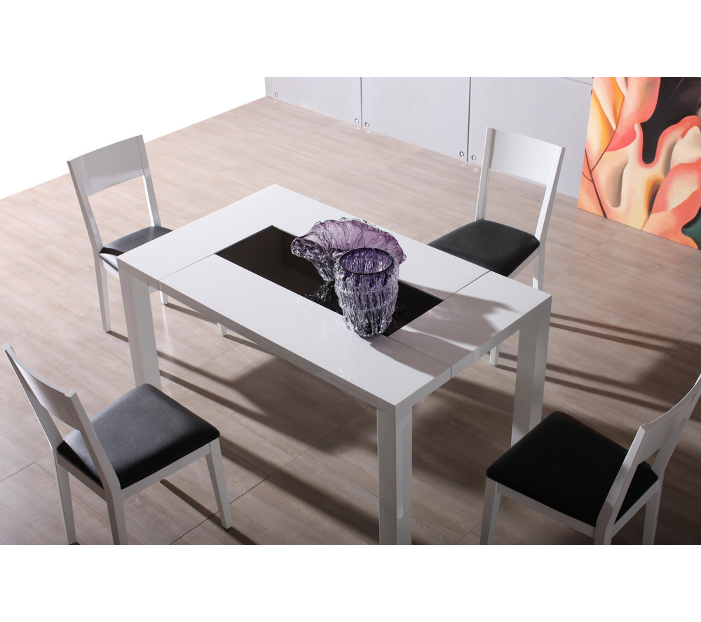 Table Carrefour - Table rectangulaire et 4 chaises POLAR