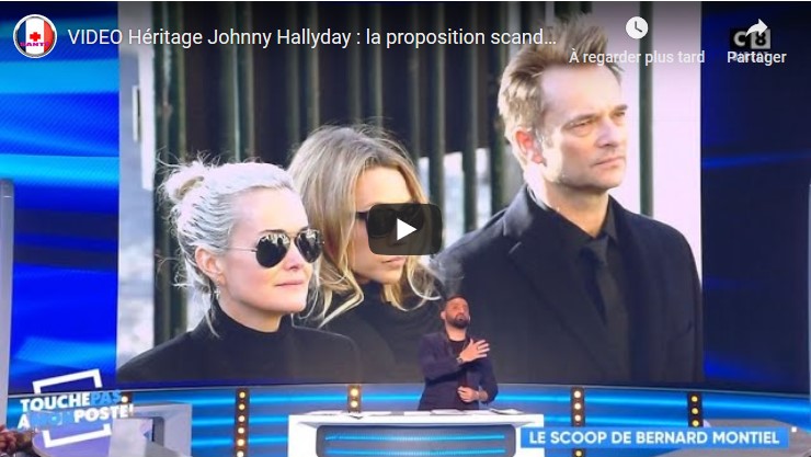 VIDEO Héritage Johnny Hallyday : la proposition scandaleuse de Laeticia Hallyday à David et Laura
