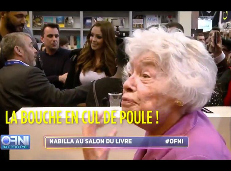 Vidéo Quand Claude Sarraute croise Nabilla au Salon du livre, c’est… épique !