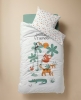Parure enfant Magicouette ANIMAUX avec coton recyclé multicolore pas cher - Linge de lit Enfant Vertbaudet
