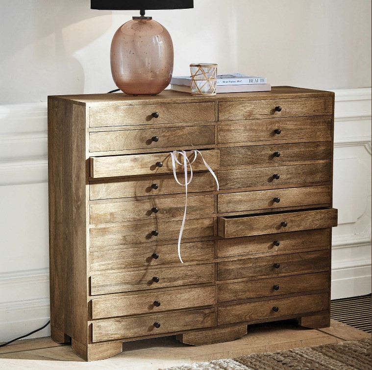 Commode MAGNIFOUX Bois de manguier marron - Loberon