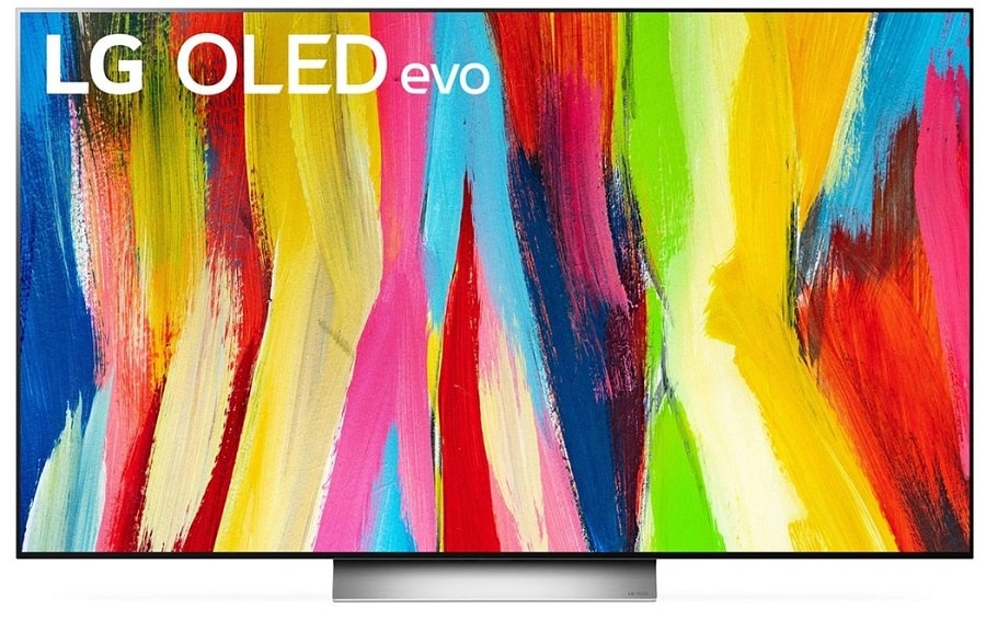 Soldes TV LG OLED55C2 139 cm 4K UHD Smart TV Blanc Gris