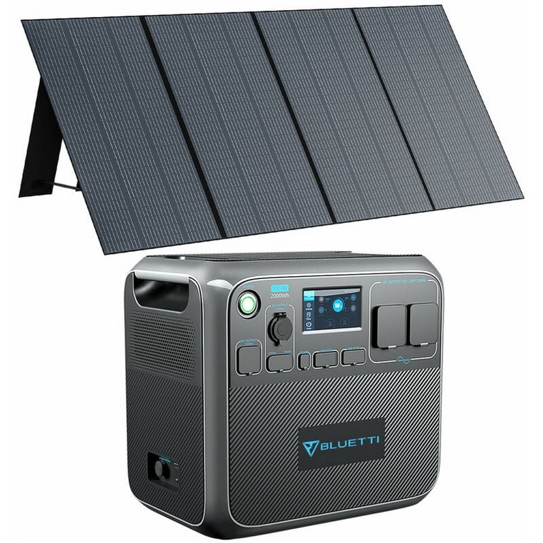 BLUETTI Kit de station énergie AC200P+PV350 kit générateur solaire