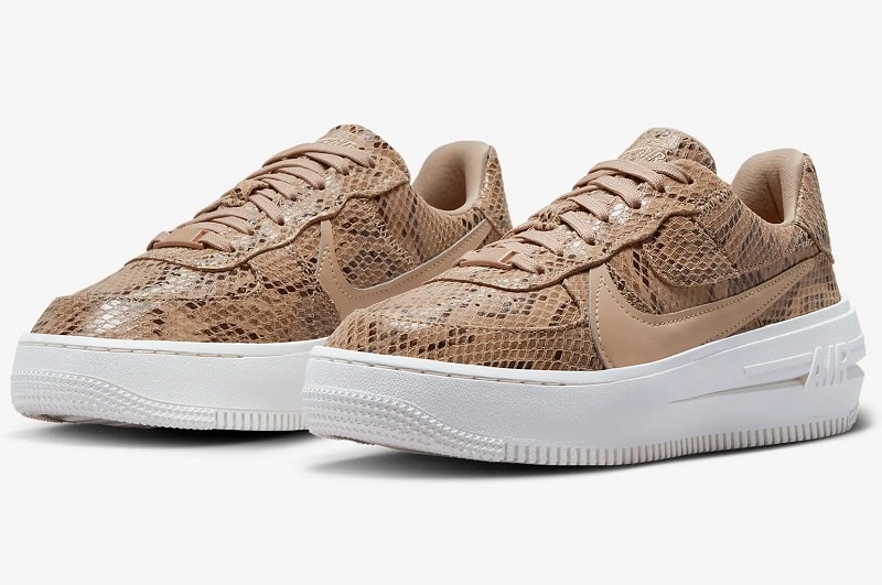 Nike Air Force 1 PLT.AF.ORM Baskets Basses Chanvre/Voile/Chanvre