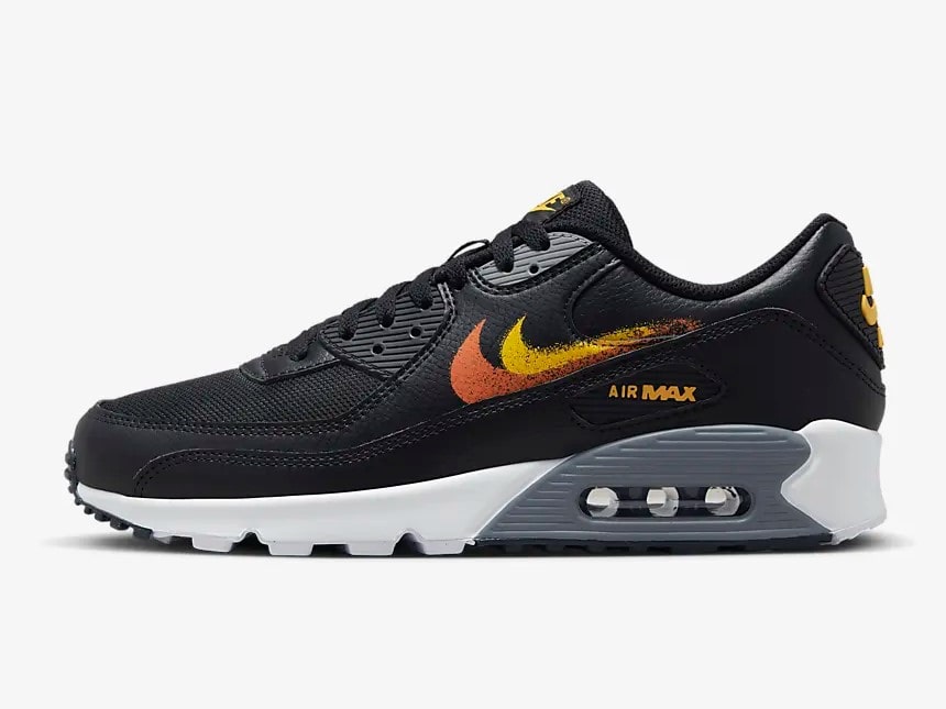 Air max noir et orange homme online