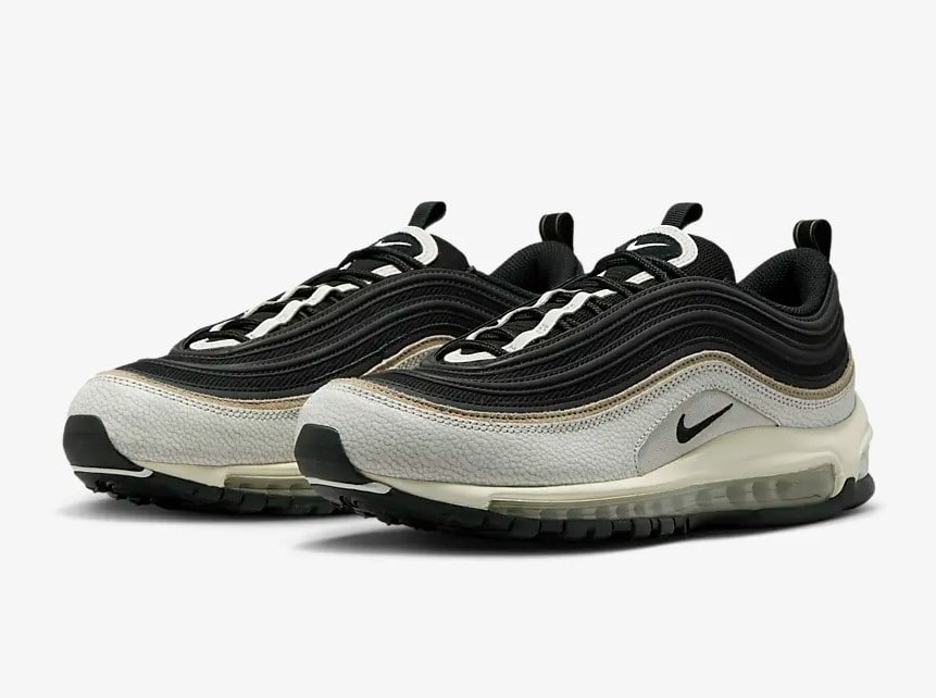 Nike Air Max 97 SE Baskets Basses Beige clair/Kaki/Voile/Noir pour Homme