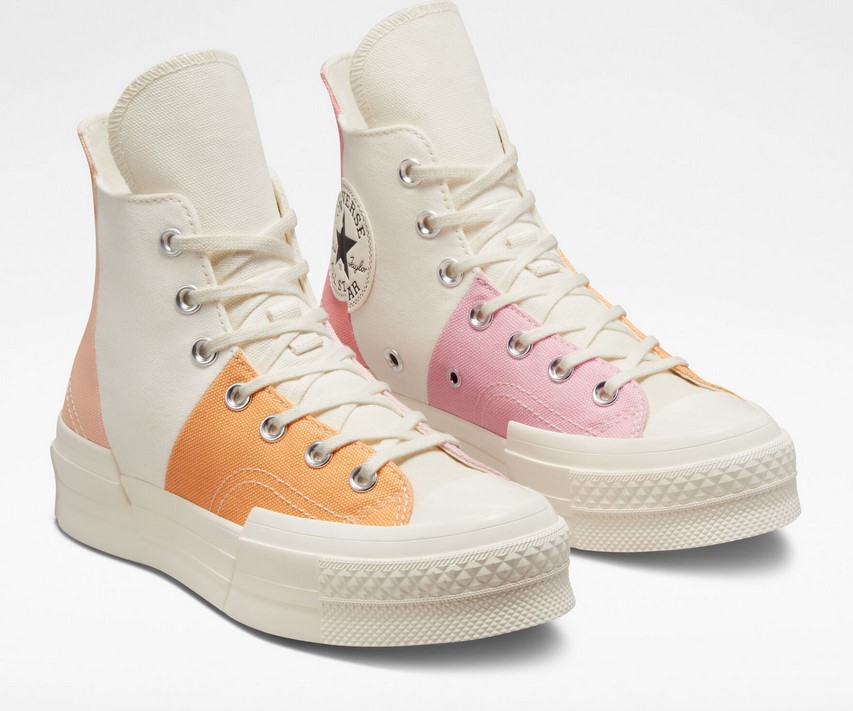 Converse Chuck 70 Plus Color Candy Baskets Montantes Unisexe Aigrette/Rose lever de soleil