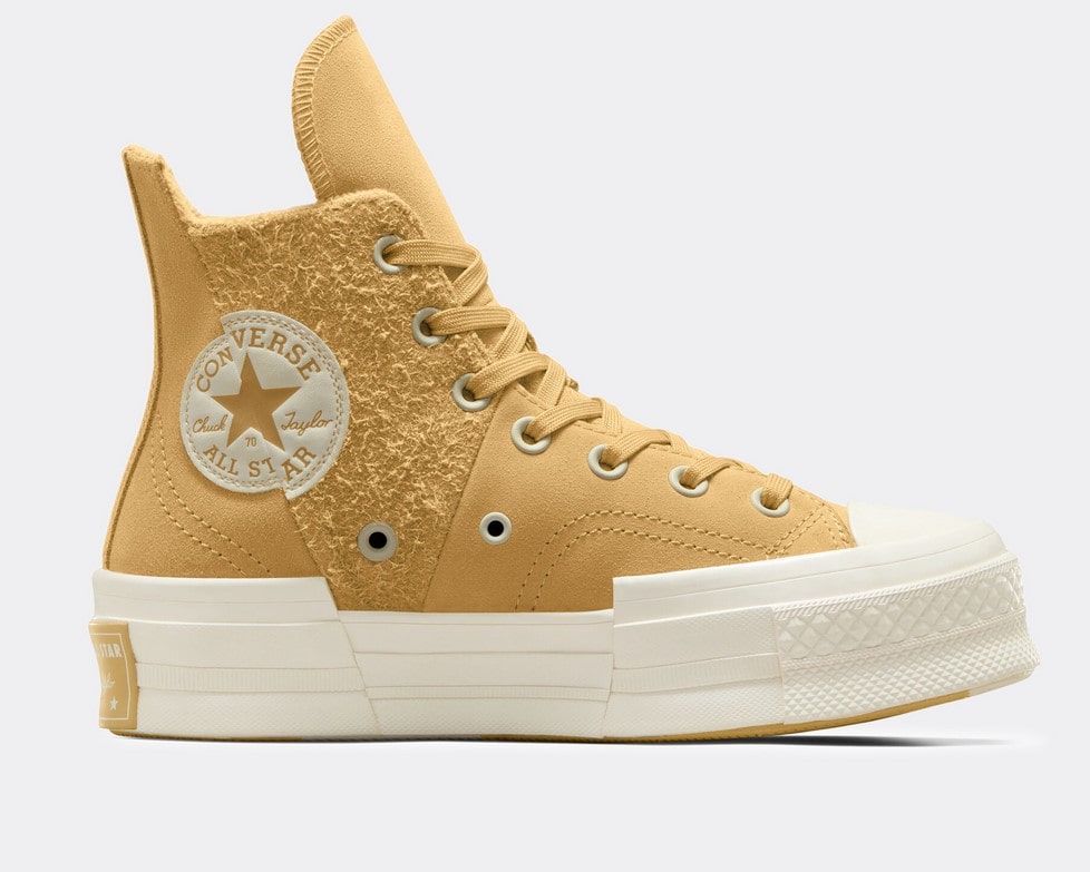 Converse Chuck 70 Plus Suede Unisexe Baskets Montantes Dunes de sable/Écru