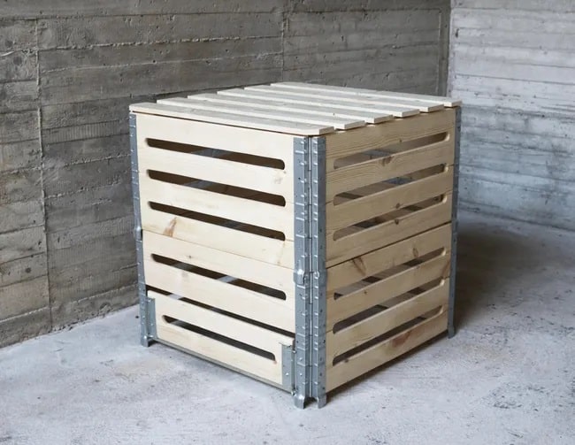 Composteur bois non traité ESTWOOD 460L 