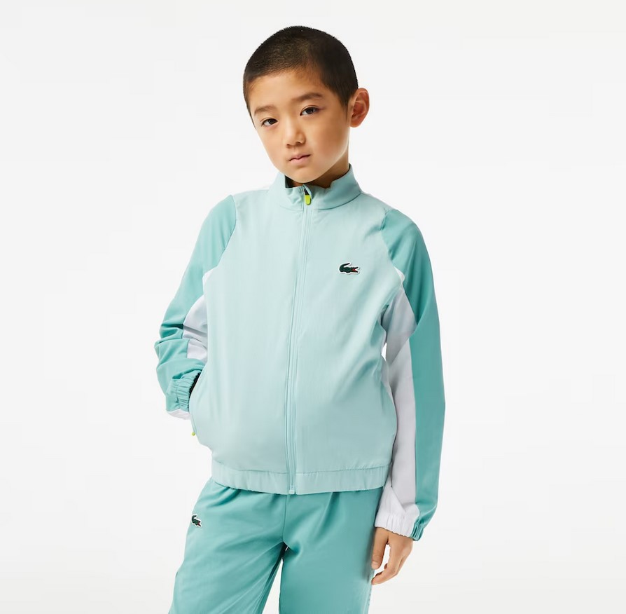 Ensemble de Survêtement Garçon Lacoste Tennis color-block Vert