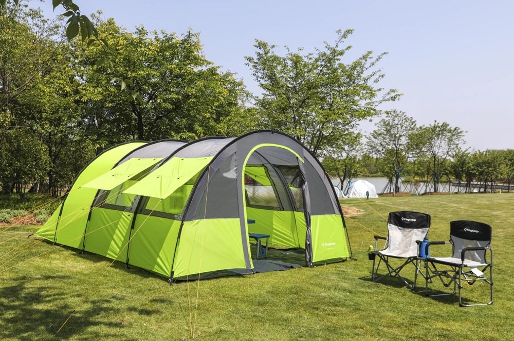 KINGCAMP Tente de camping familiale SORRENTE 4 personnes tunnel