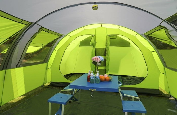 KINGCAMP Tente de camping familiale SORRENTE 4 personnes tunnel