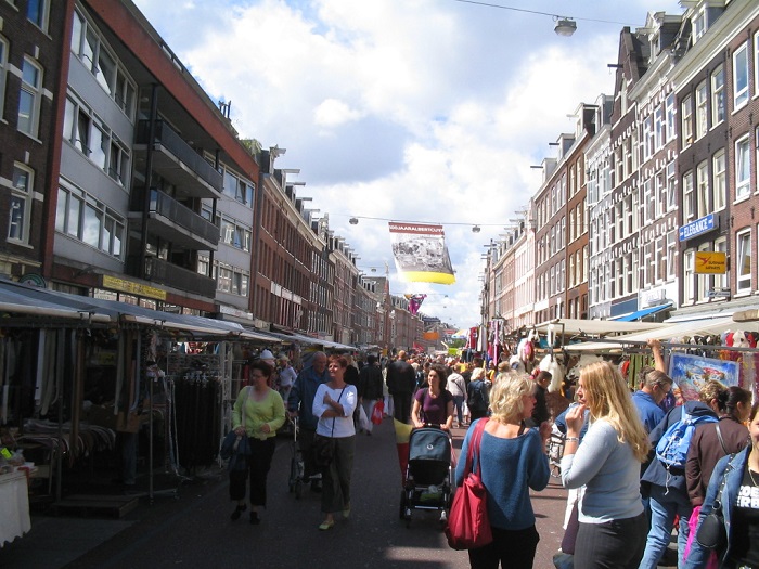 Marché Albert Cuypmarkt à Amsterdam