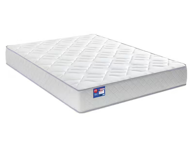 Matelas Ressorts + mémoire de forme MERINOS MAMIE CHERRY 140x190 cm