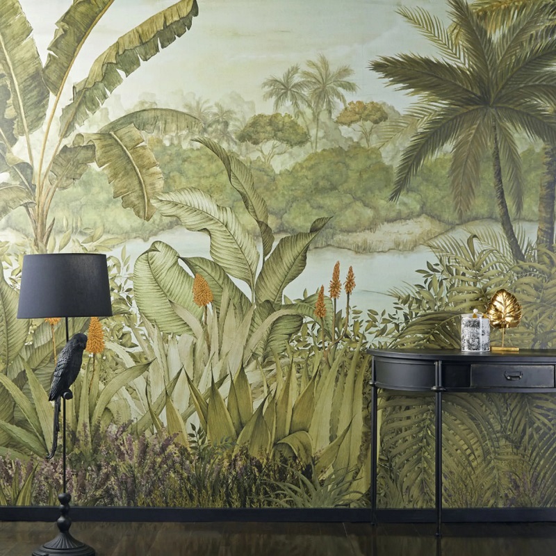 Papier peint intissé TROPICAL imprimé paysage tropical 350x300 cm