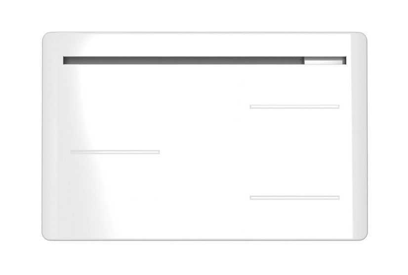 Radiateur électrique à inertie sèche NOIROT Amaroc 2000 W horizontal blanc