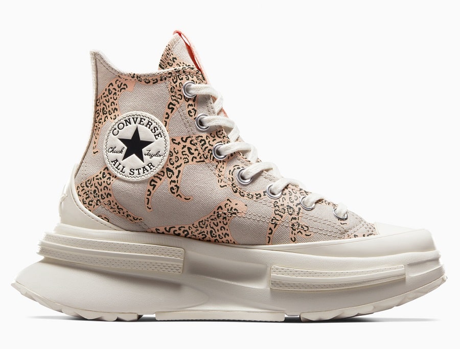 CONVERSE Run Star Legacy CX Platform Animal Abstract Baskets Montantes Corde/corail effronté/aigrette