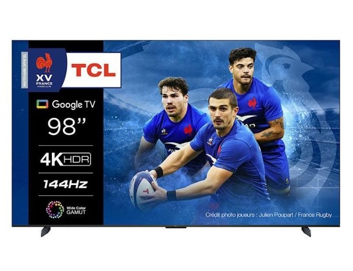 TV TCL 98P743 248.9 cm Google TV UHD 4K