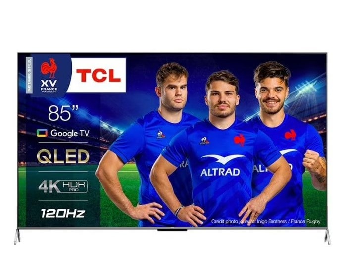 TV QLED TCL 85C725 214 cm Google TV 100Hz UHD 4K