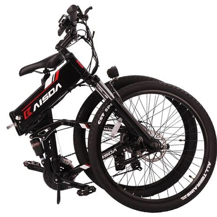 Vélo éléctrique Pliant KAISDA K1 30km/h 10.4Ah 48V 500W Noir