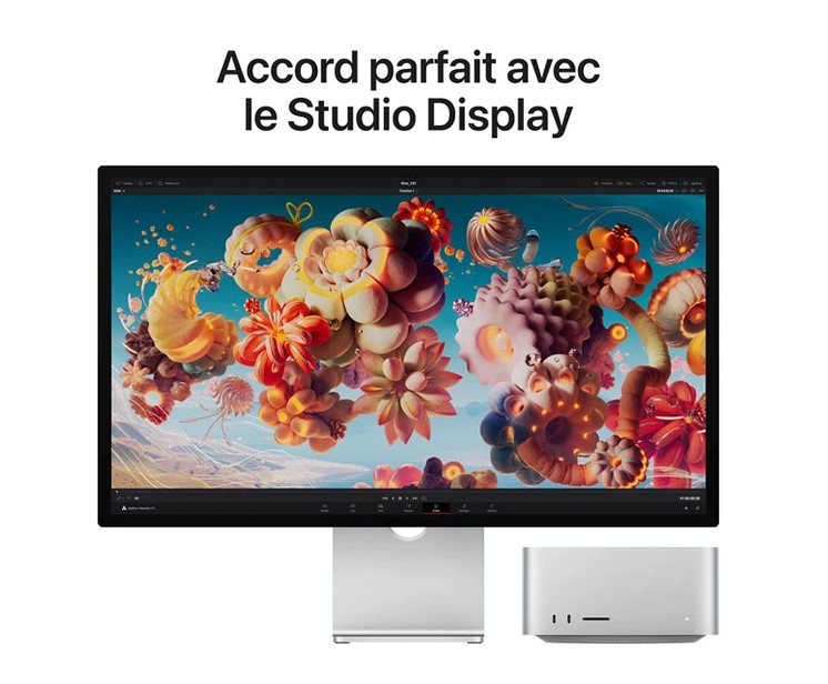 Mac Studio Puce Apple M1 Max 32 Go RAM 512 Go SSD Argent 