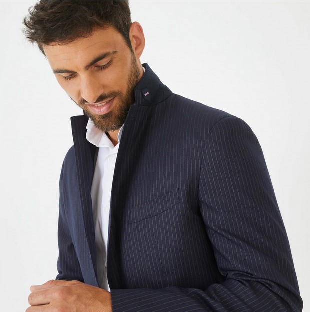 Blazer rayé EDEN PARK bleu foncé