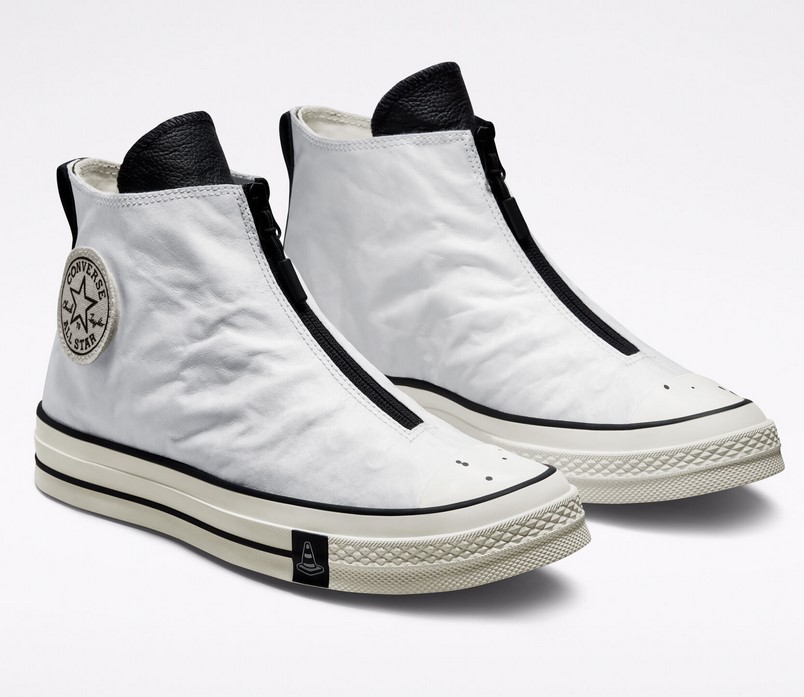 Chuck 70 Converse x Joshua Vides Baskets Montantes Blanc/Noir/Noir 