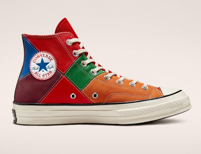 CONVERSE Chuck 70 NBA 75th Anniversary Baskets Montantes Bleu électrique/Rouge université