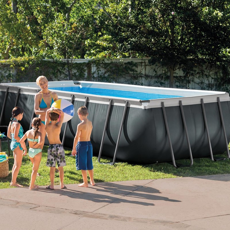Kit piscine tubulaire INTEX Ultra XTR Rectangulaire (l)5,49 x (l)2,74 x (h)1,32 m