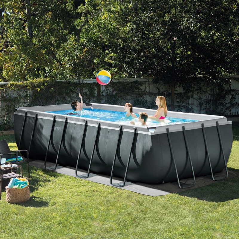 French Days CDISCOUNT le Kit piscine tubulaire INTEX Ultra XTR Rectangulaire (l)5,49 x (l)2,74 x (h)1,32 m 999.00 €