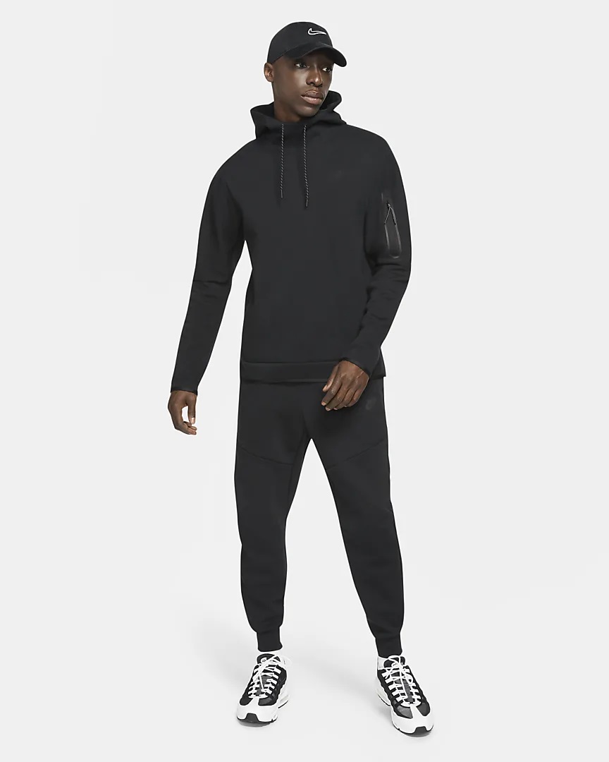 Nike Sportswear Tech Fleece Sweat à capuche Noir pour Homme