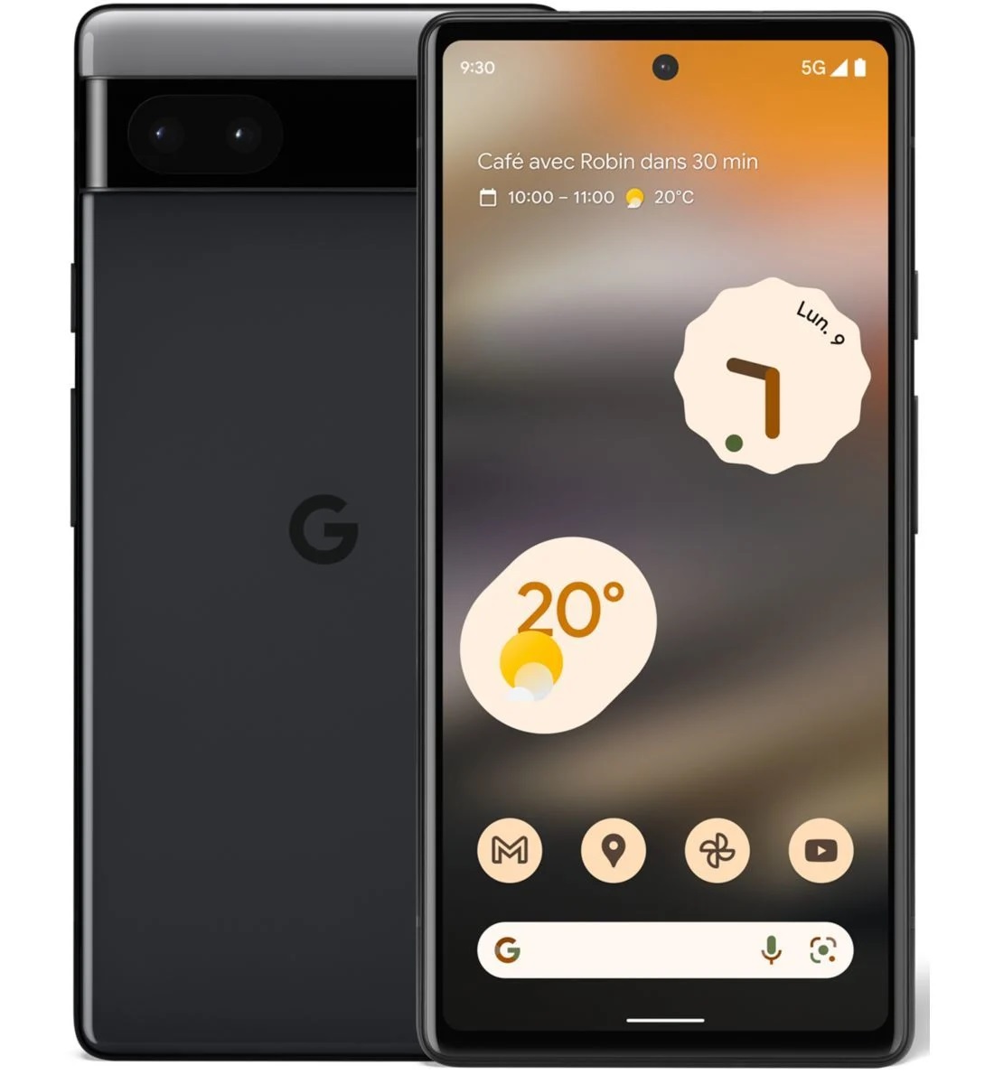 Smartphone GOOGLE PIXEL 6A 128Go 5G Noir Charbon