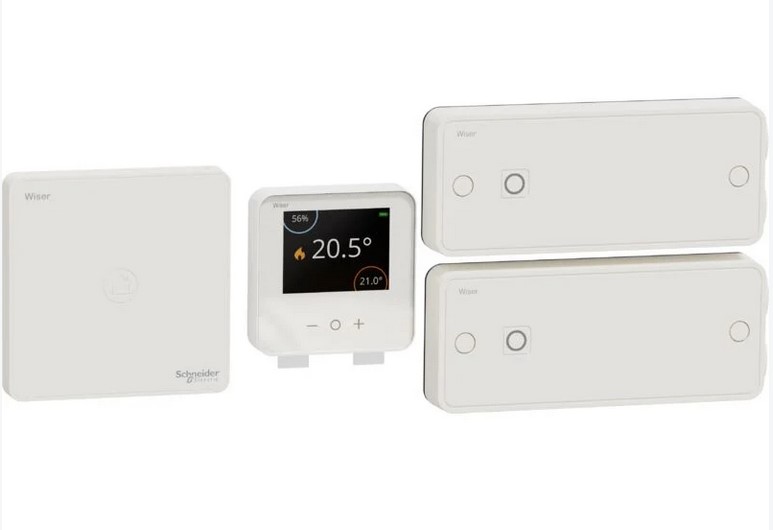 Schneider Electric WISER kit thermostat connecté pour radiateurs électriques