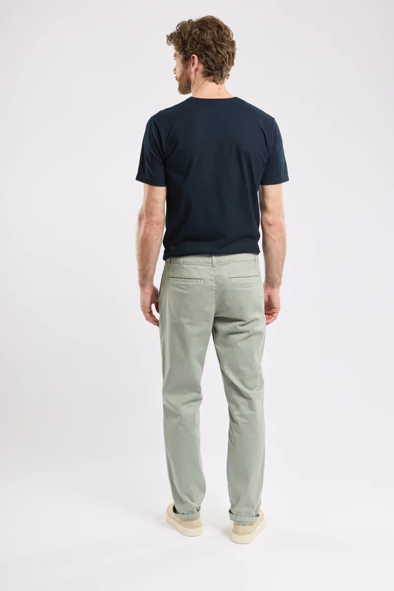 Chino coupe droite Homme Armor-Lux en coton Shadow