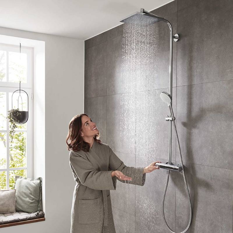 Colonne de douche HANSGROHE Crometta E 240 Carré 1 jet